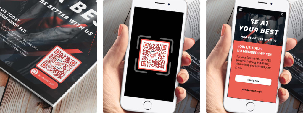 qr code advertising ideas