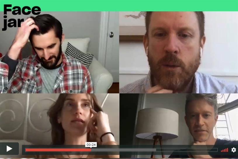 Facejar lets people turn accidental eye rubs, beard strokes, and nose picks during video meetings into money for protective equipment for medical professionals