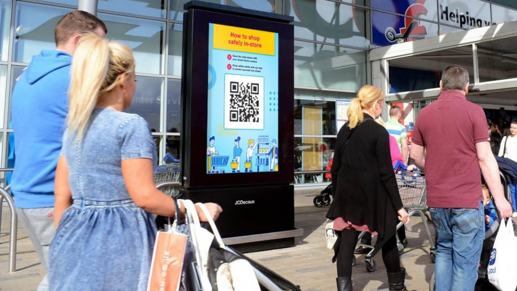 Social creative agency Hey Honey proposed a QR Code based project to help grocery shoppers stay safe