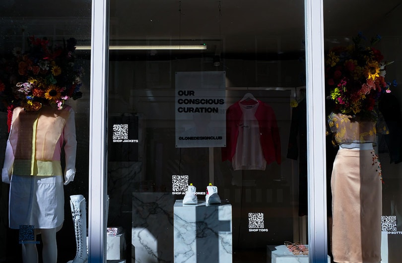 Customers will be able to connect via the shoppable window using QR Codes to shop items, as well as sign up to events and activities